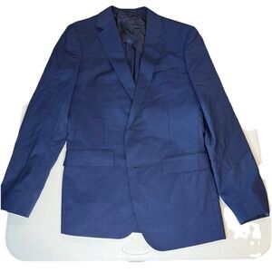 Bonobos Men's Blue Wool Blazer 40R Slim Fit Lanificio Comero Flexo Sport Coat